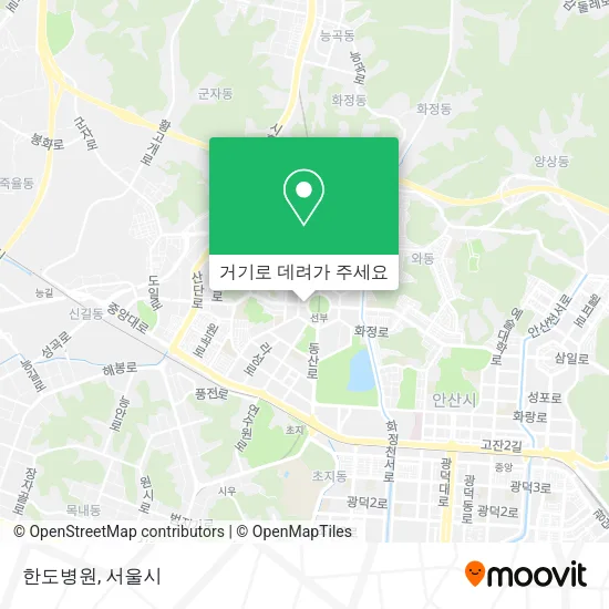 한도병원 지도