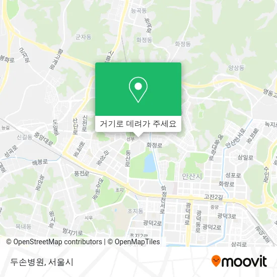 두손병원 지도