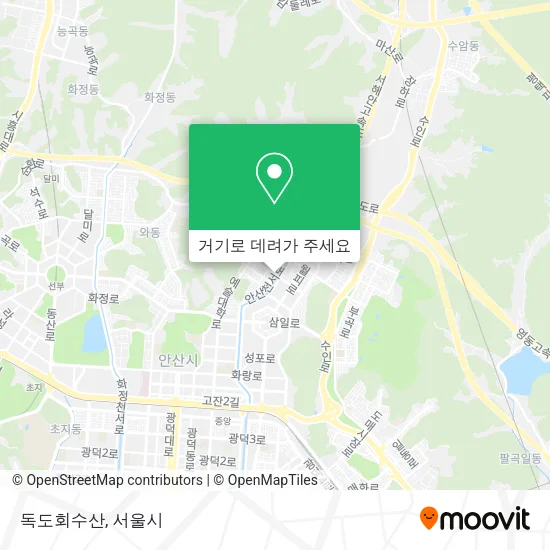 독도회수산 지도