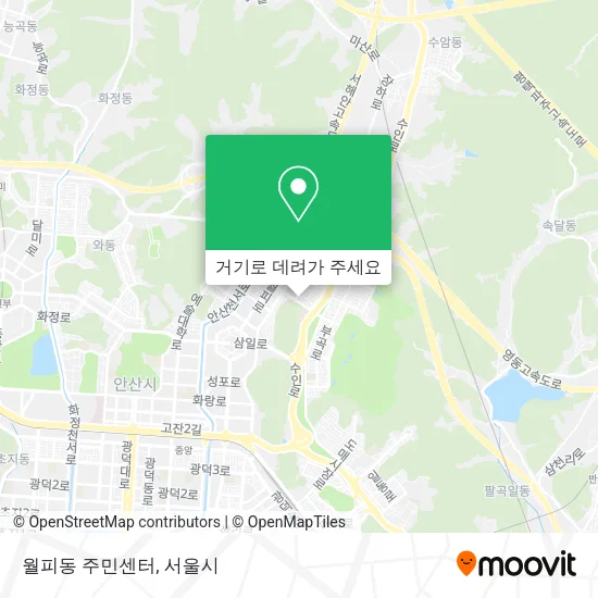 월피동 주민센터 지도