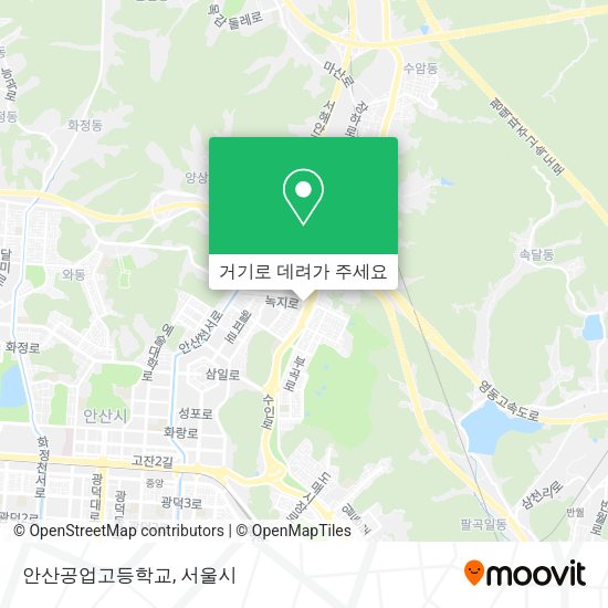 안산공업고등학교 지도