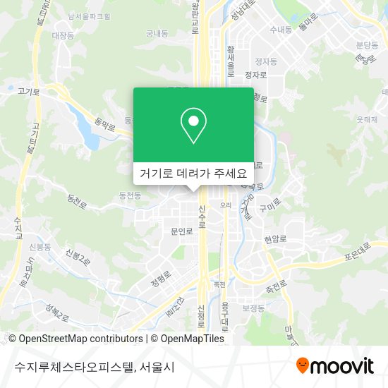 수지루체스타오피스텔 지도