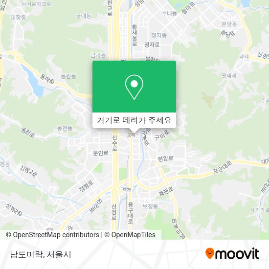 남도미락 지도