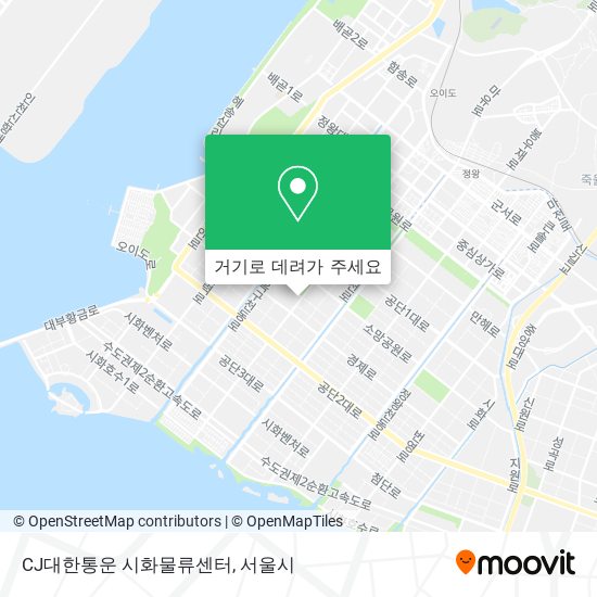 CJ대한통운 시화물류센터 지도