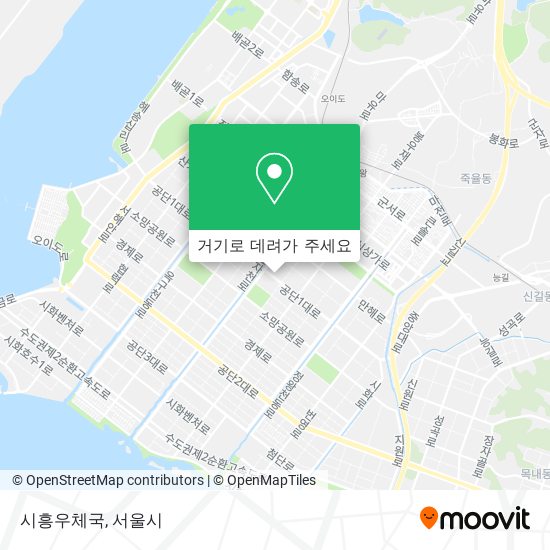 시흥우체국 지도