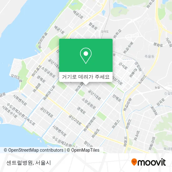 센트럴병원 지도