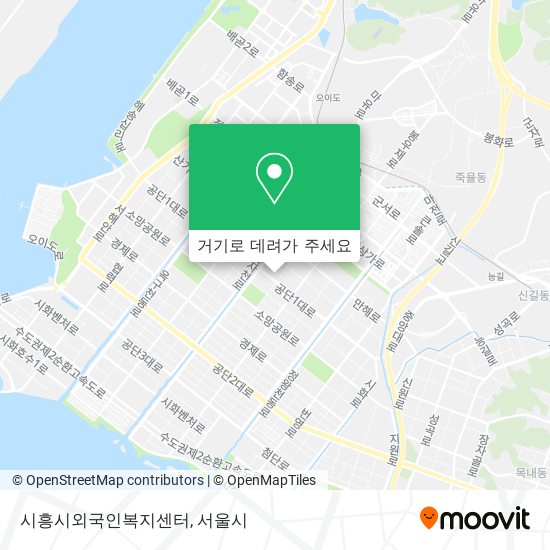 시흥시외국인복지센터 지도