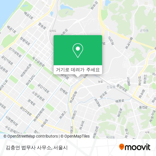 김충언 법무사 사무소 지도