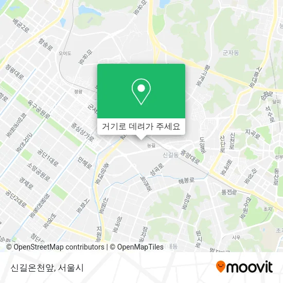 신길온천앞 지도