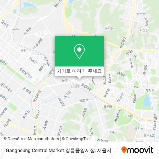Gangneung Central Market 강릉중앙시장 지도