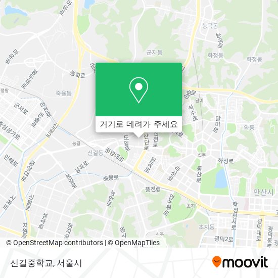 신길중학교 지도