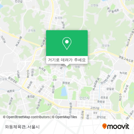 와동체육관 지도