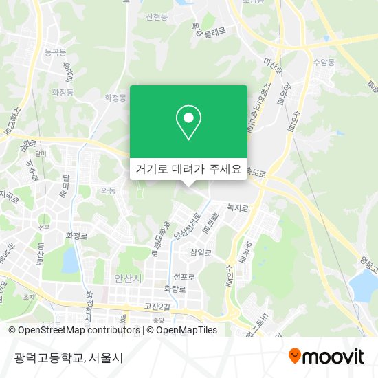 광덕고등학교 지도