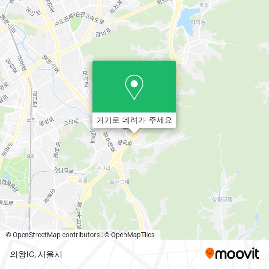의왕IC 지도