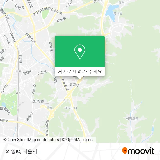 의왕IC 지도