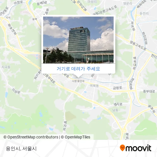용인시 지도