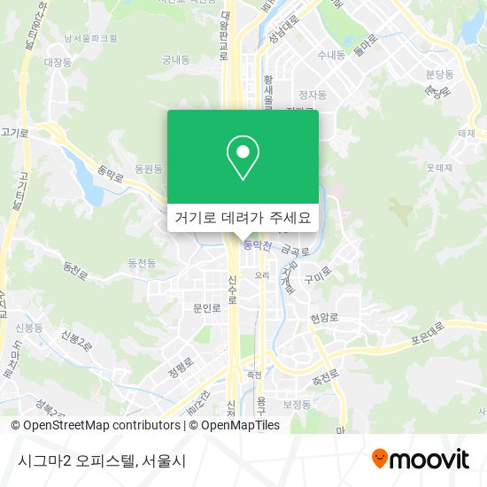 시그마2 오피스텔 지도