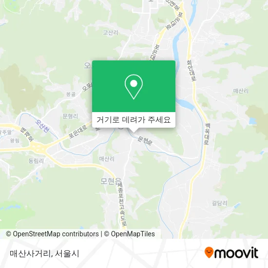 매산사거리 지도