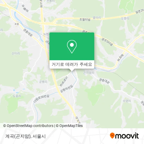 계곡(곤지암) 지도