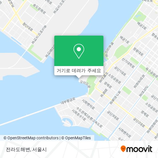 전라도해변 지도