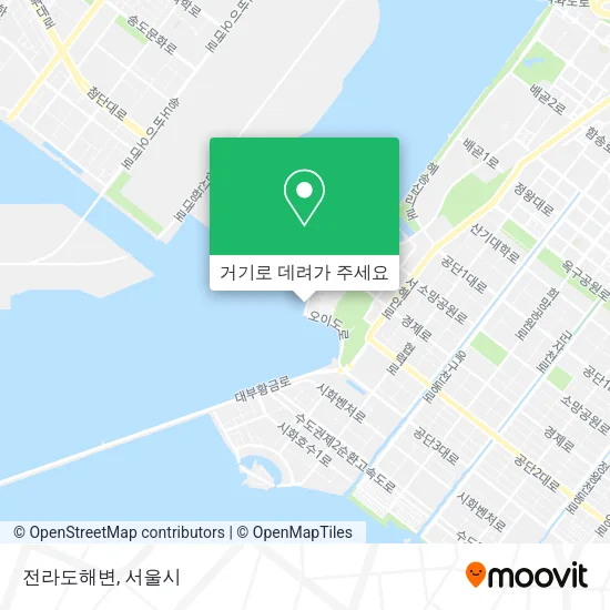전라도해변 지도