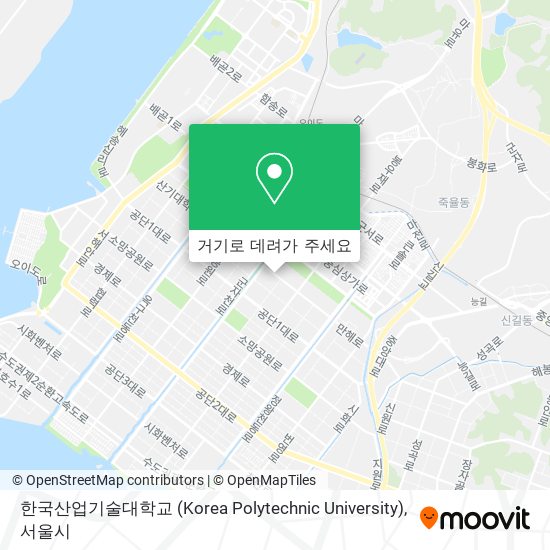 한국산업기술대학교 (Korea Polytechnic University) 지도
