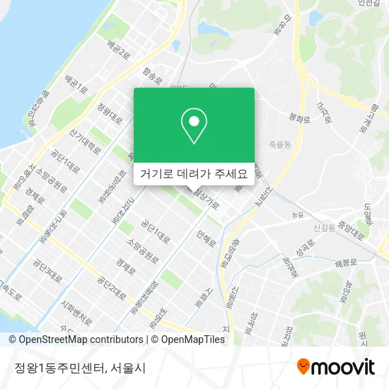 정왕1동주민센터 지도