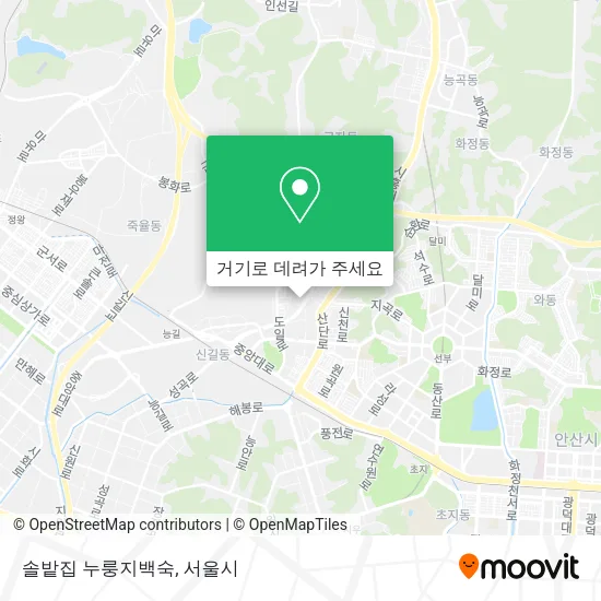 솔밭집 누룽지백숙 지도