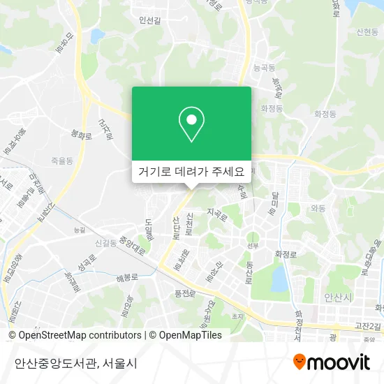 안산중앙도서관 지도
