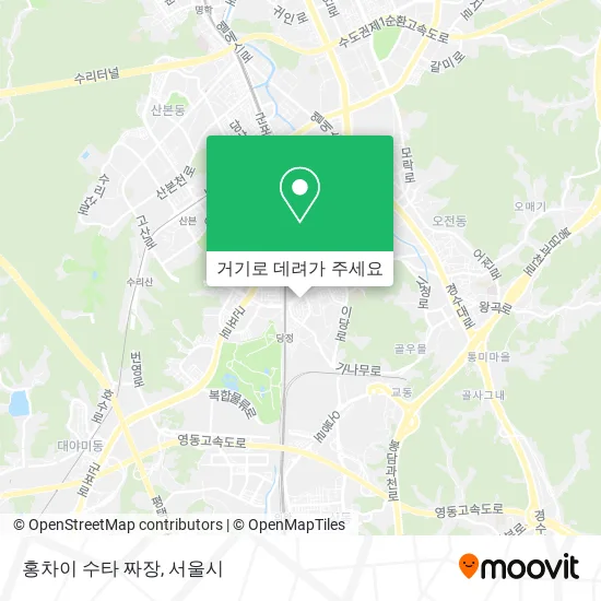 홍차이 수타 짜장 지도
