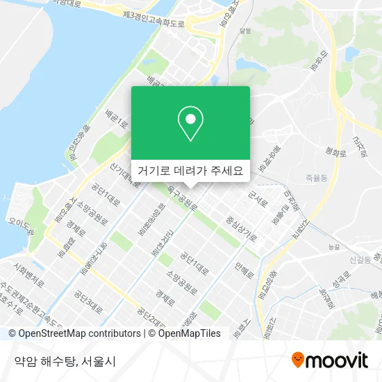 약암 해수탕 지도