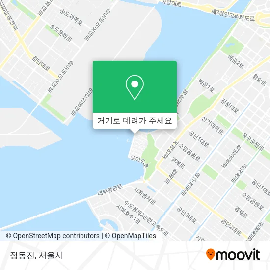 정동진 지도