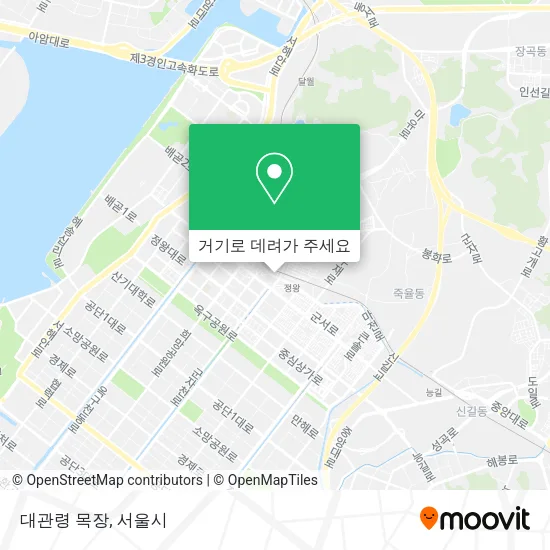 대관령 목장 지도