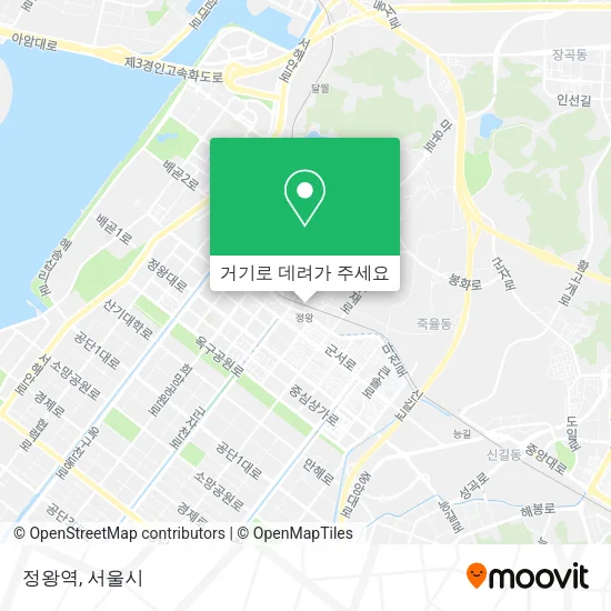 정왕역 지도