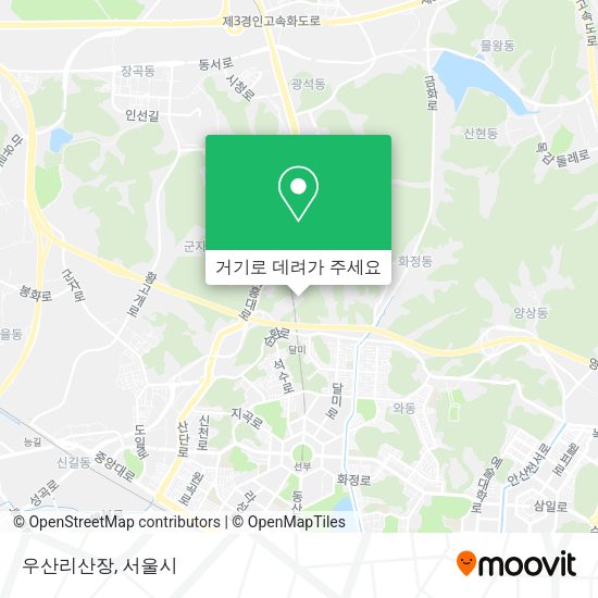 우산리산장 지도