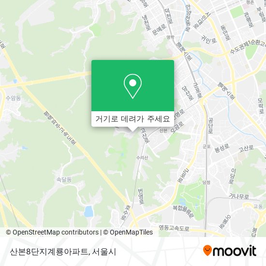 산본8단지계룡아파트 지도