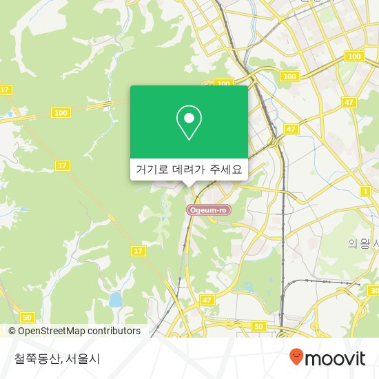 철쭉동산 지도