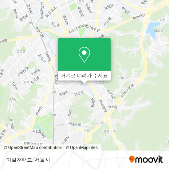 이일천랜드 지도
