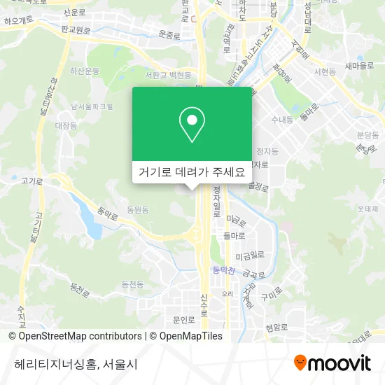 헤리티지너싱홈 지도