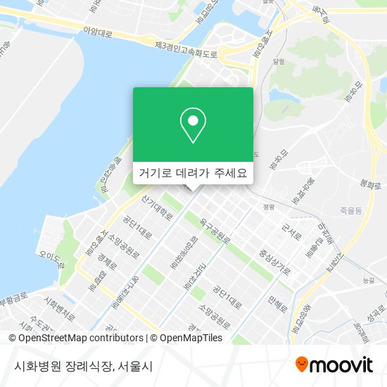 시화병원 장례식장 지도