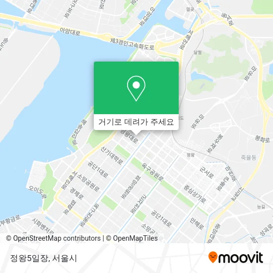 정왕5일장 지도