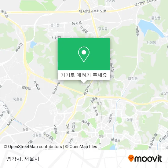 영각사 지도