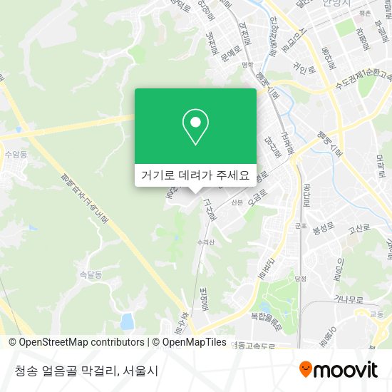 청송 얼음골 막걸리 지도