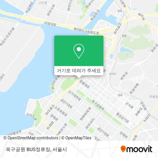 옥구공원 BUS정류장 지도