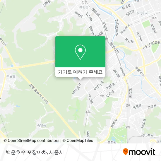 백운호수 포장마차 지도