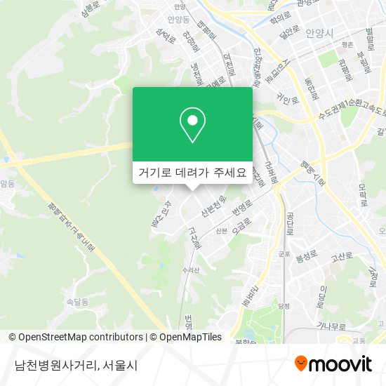남천병원사거리 지도
