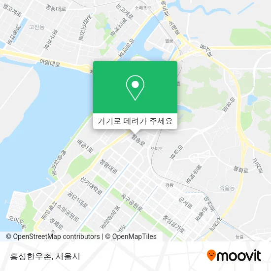 홍성한우촌 지도