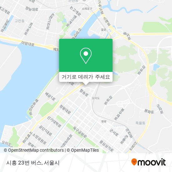 시흥 23번 버스 지도