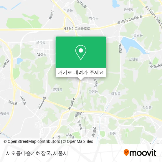 서오릉다슬기해장국 지도