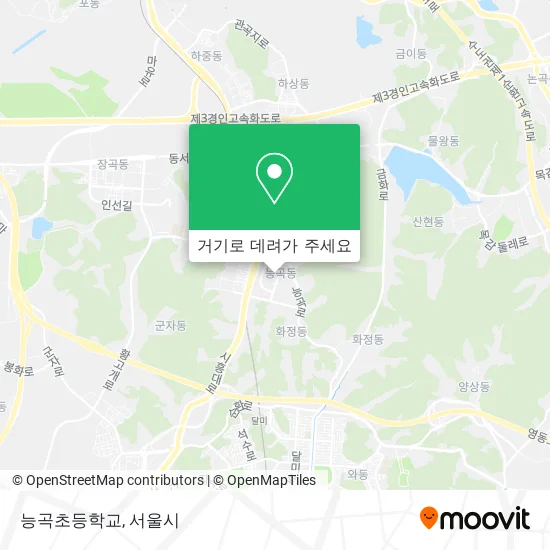 능곡초등학교 지도